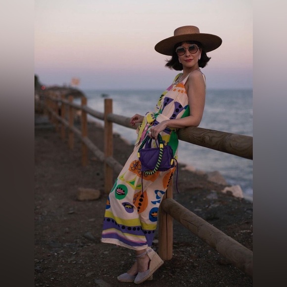 ZARA ~ PRINTED MIDI DRESS - Picture 6 of 17